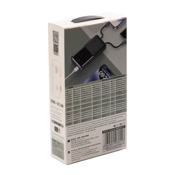 Портативний зарядний пристрій Remax RPP-680 20000mAh 22.5W Black